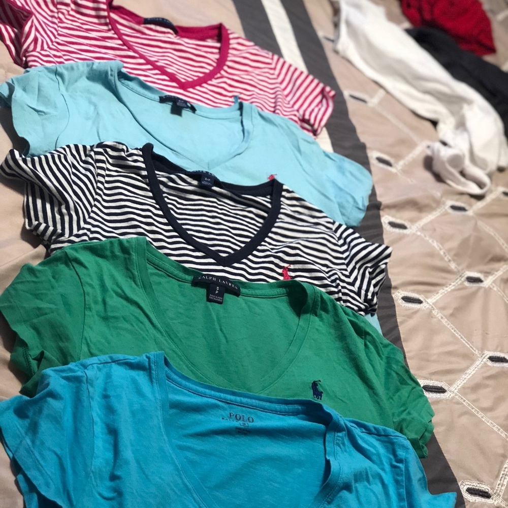 Ralph Lauren V-Necks Size Small $25 For All